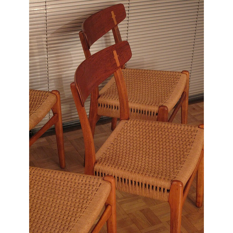 Set of 4 Hans Wegner CH-23 chairs - 1950s