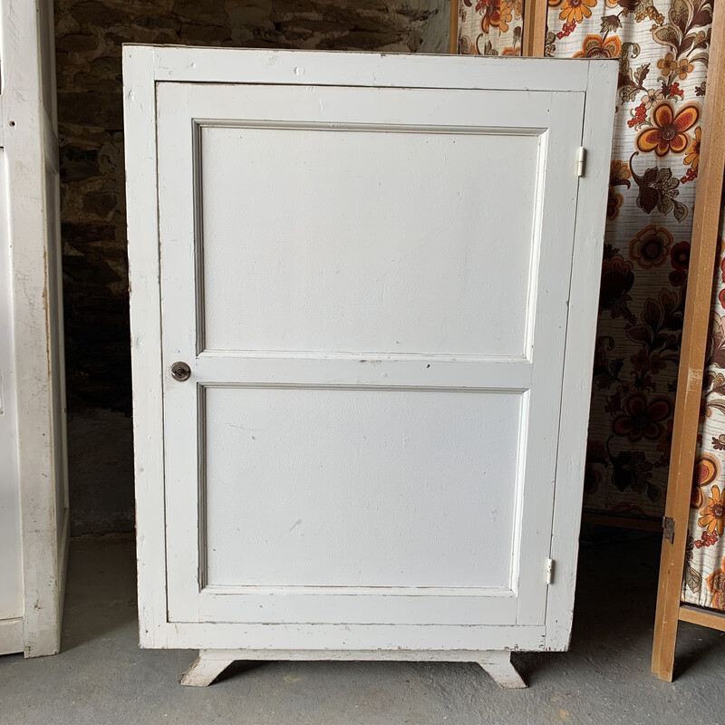 White vintage Parisian wardrobe