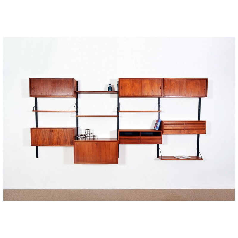 Wall system storage by Poul Cadovius - 1960s