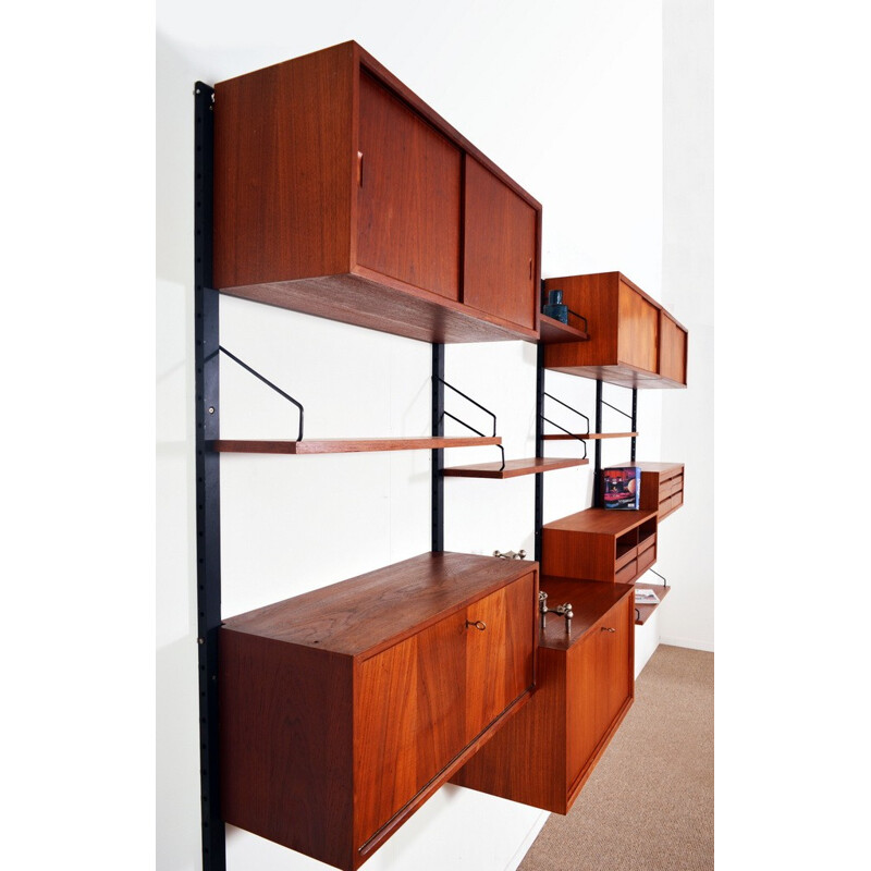 Wall system storage by Poul Cadovius - 1960s