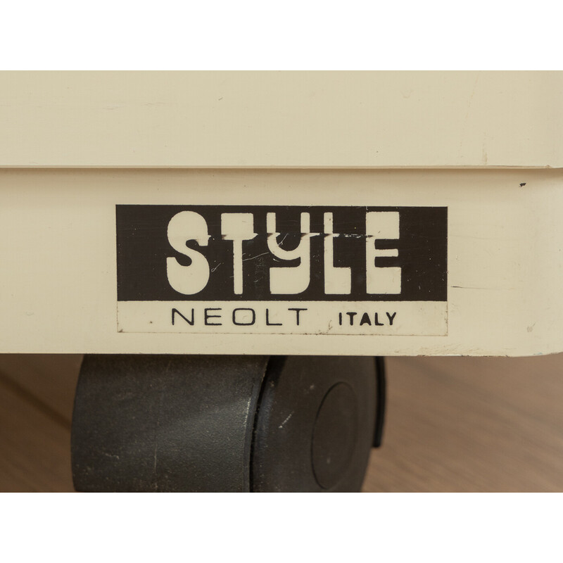 Chariot vintage en plastique de Giovanni Pelis pour Neolt Style, 1960