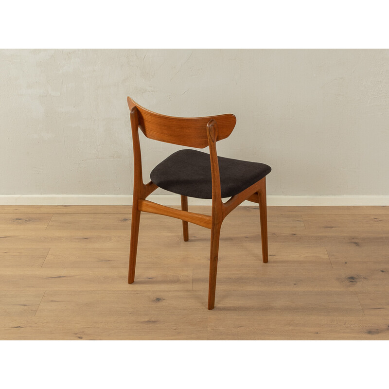 Set of 5 vintage teak chairs by Schiønning and Elgaard for Randers Møbelfabrik, Denmark 1960