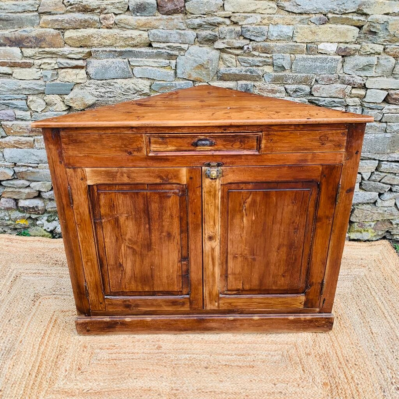 French vintage corner sideboard