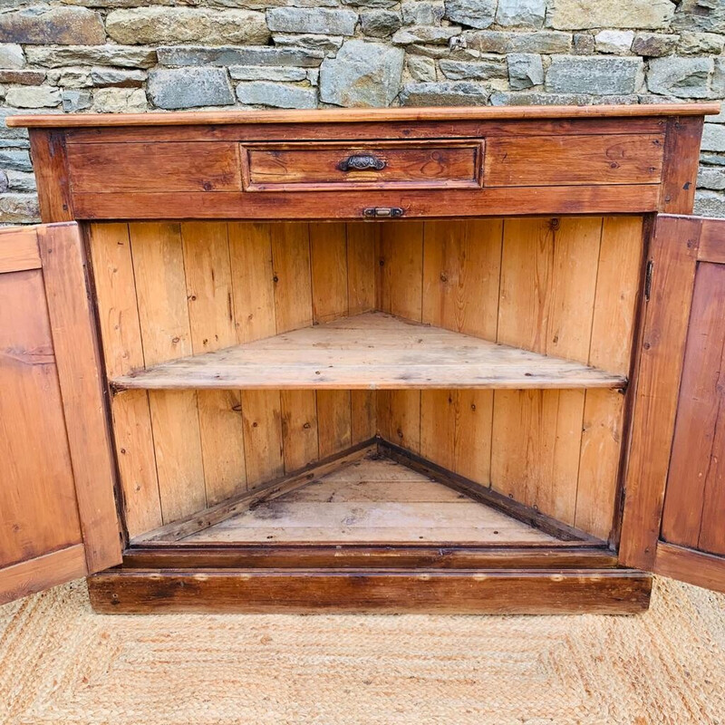 French vintage corner sideboard