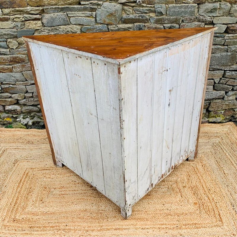 French vintage corner sideboard