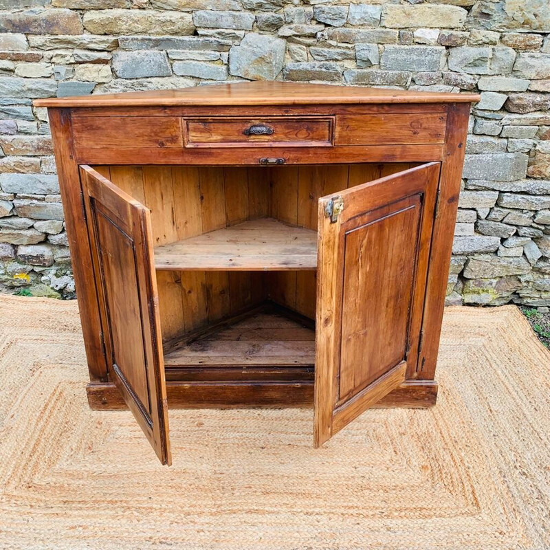 French vintage corner sideboard