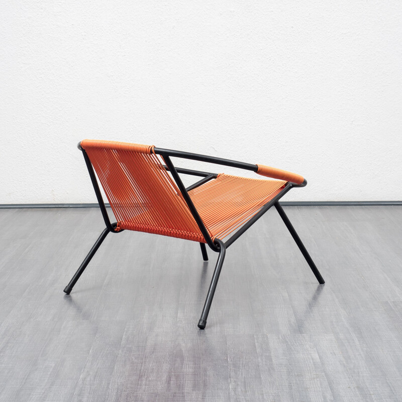 Garden bicoloured spaghetti chair - 1950s