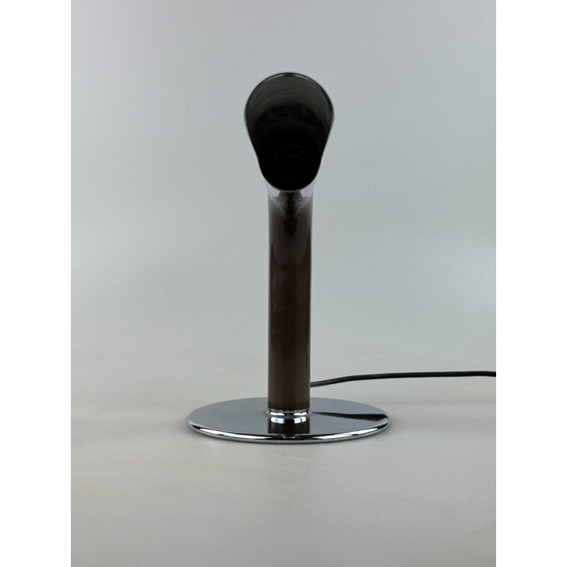 Vintage table lamp in chromed metal for Ingo Maurer, 1960-1970