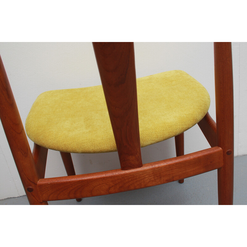 Vintage Juliane teak chair by Johannes Andersen for Uldum, Denmark 1960