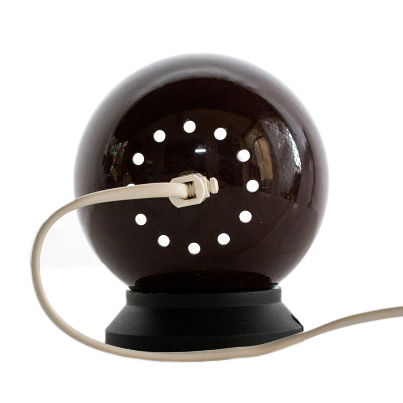 Candeeiro de parede de metal castanho vintage por Benny Frandsen, 1960