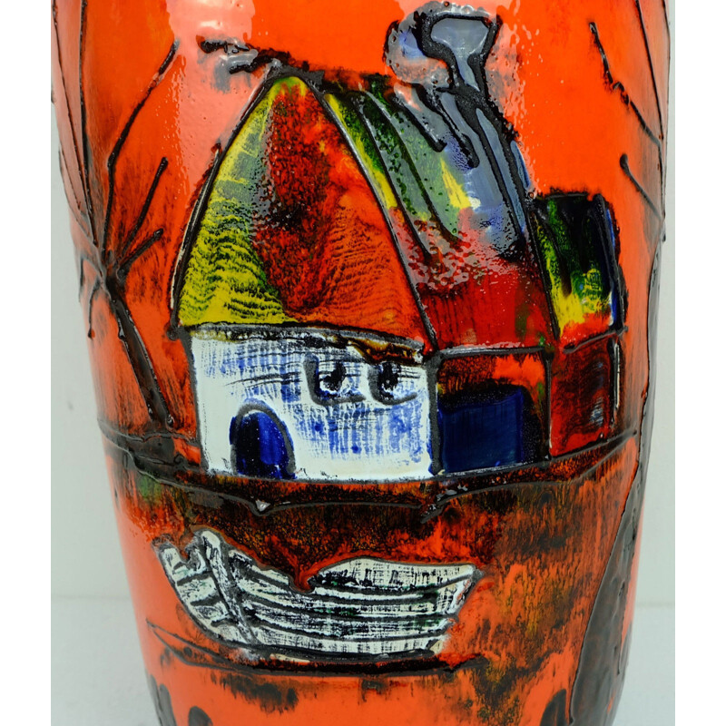 Vase de sol modèle 546-50 par Scheurich - 1960