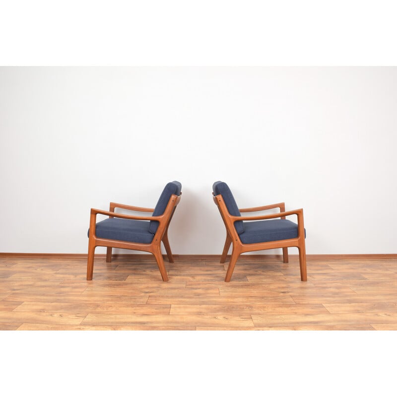 Paar Vintage-Sessel aus Teakholz von Ole Wanscher für France and Son, 1960