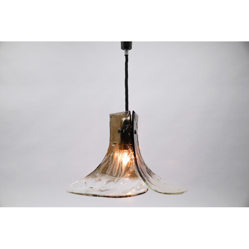 Vintage Murano glass pendant lamp by Carlo Nason for Kalmar, 1960