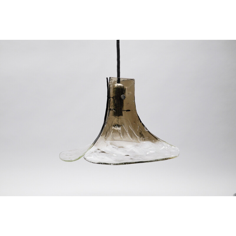 Vintage Murano glass pendant lamp by Carlo Nason for Kalmar, 1960