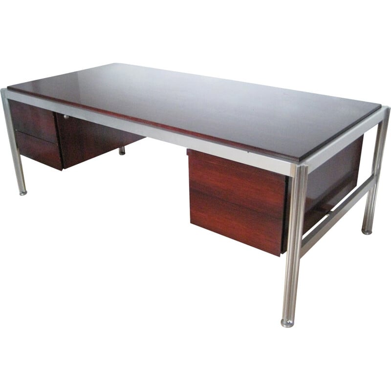 Executive desk by Georges Ciancimino, Mobilier International edition - 1970s 