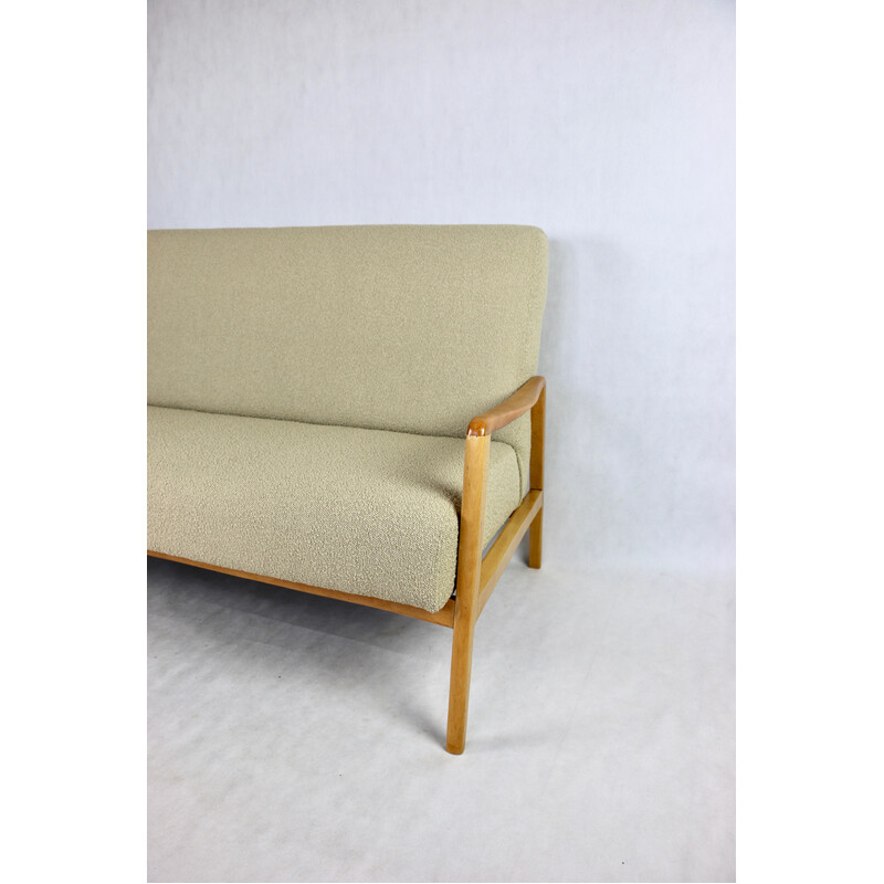 Vintage beige loop sofa, 1970