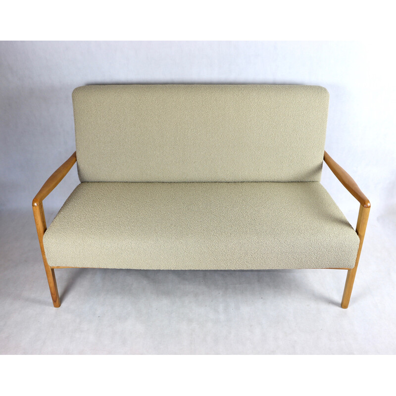 Vintage beige loop sofa, 1970