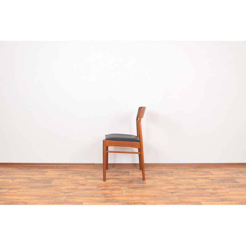 Set of 4 vintage teak chairs by Henning Kjærnulf for Korup Stolefabrik, 1960