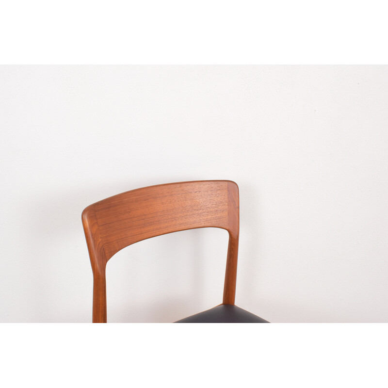 Set of 4 vintage teak chairs by Henning Kjærnulf for Korup Stolefabrik, 1960