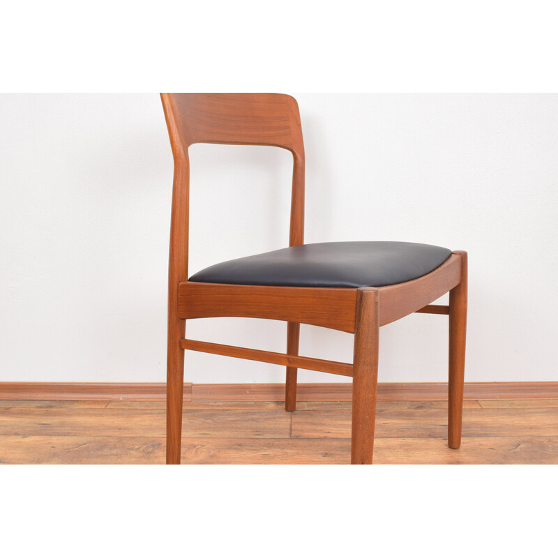 Set of 4 vintage teak chairs by Henning Kjærnulf for Korup Stolefabrik, 1960