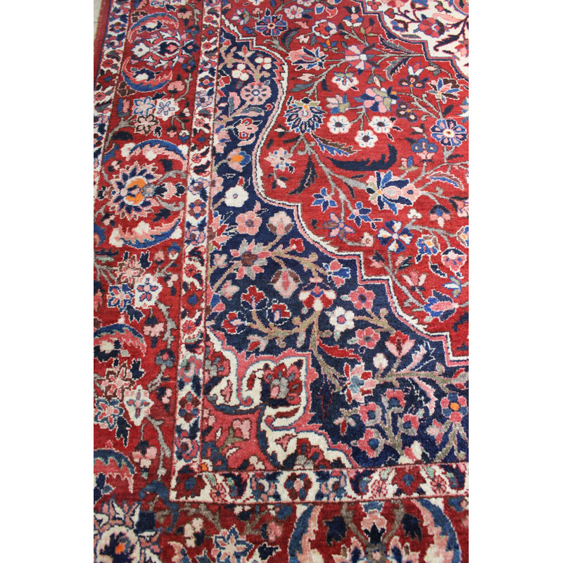 Tapete de lã Keshan vintage, Irão