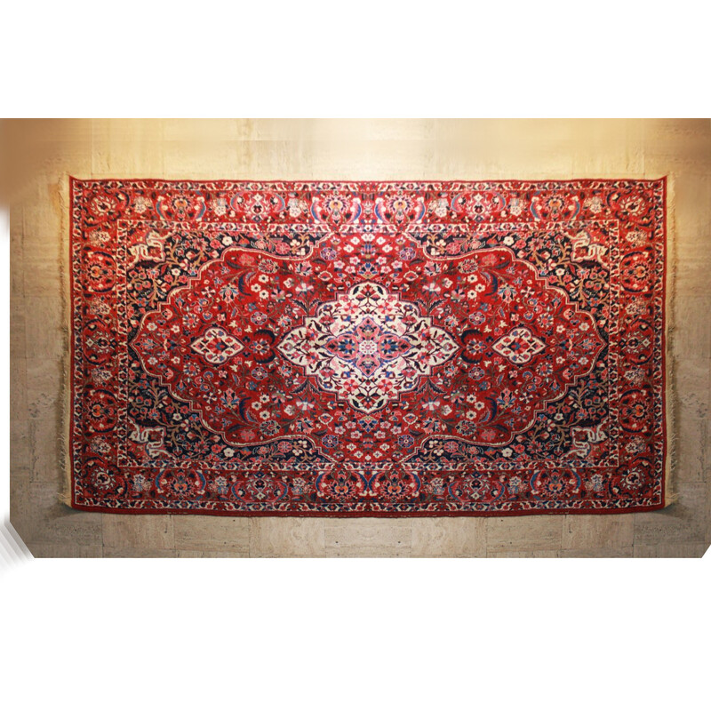 Vintage wool Keshan rug, Iran