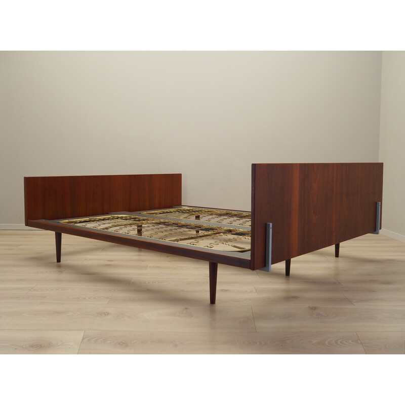 Vintage teak bed by Hans J. Wegner for Getama, Denmark 1960