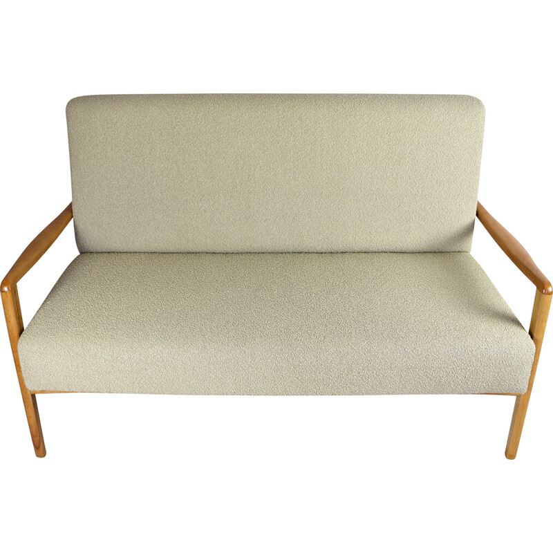 Vintage beige loop sofa, 1970