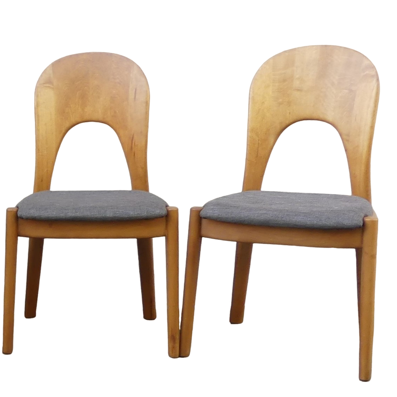 Set of 6 vintage chairs by Niels Koefoed for Koefoed's Hornslet, Denmark 1970