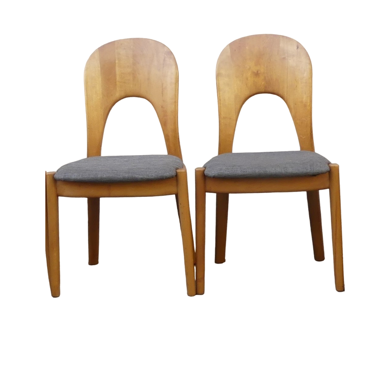 Set of 6 vintage chairs by Niels Koefoed for Koefoed's Hornslet, Denmark 1970