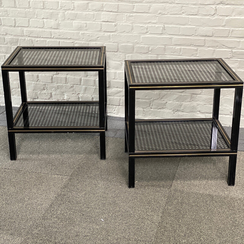 Pair of vintage side tables by Pierre Vandel