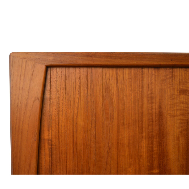 Henning Kjearnulf large teak Danish highboard - 1960s