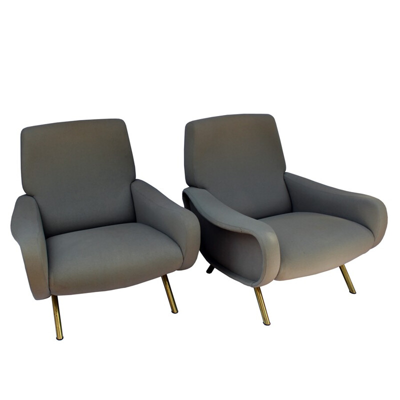 Pair of "Lady" armchairs by Marco Zanuso - 1960s
