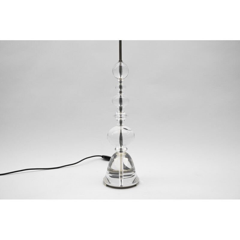 Vintage acrylic floor lamp by Ingo Maurer for M-Design, Germany 1960