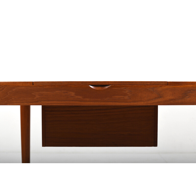 Vintage teak dressing table by Severin Hansen Jr. for Haslev Møbelsnedkeri, Denmark 1958