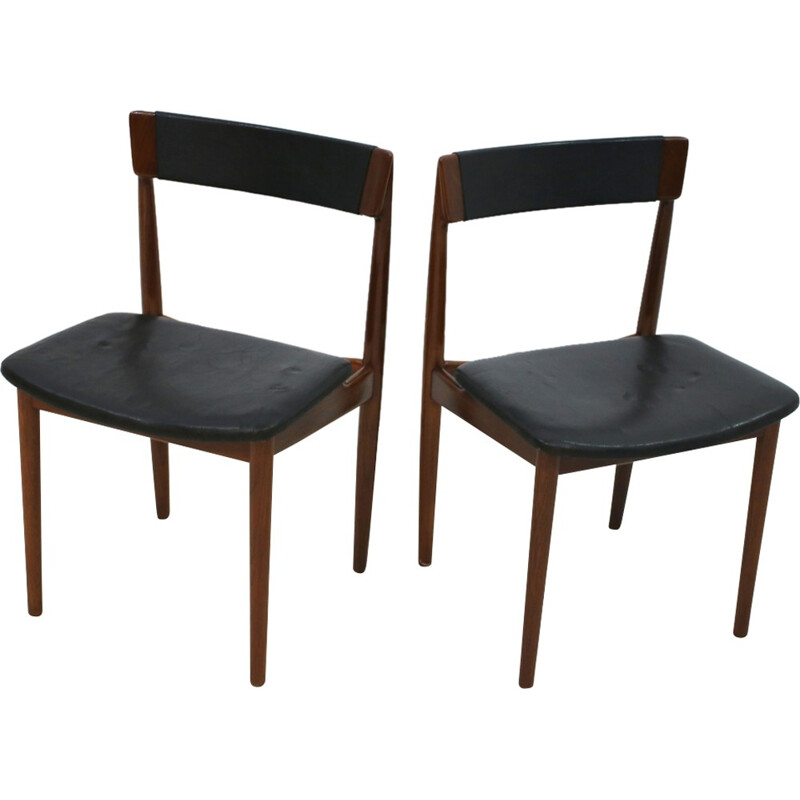 Paire de chaises d'Henry Rosengren Hansen, Brande Møbelindustri - 1960