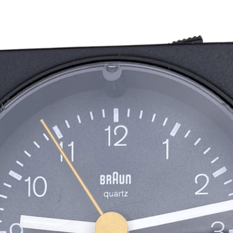 Orologio da tavolo Braun vintage, orologio da tavolo con sveglia, modello  raro e da collezione, completamente funzionante, prodotto in Germania -   Italia