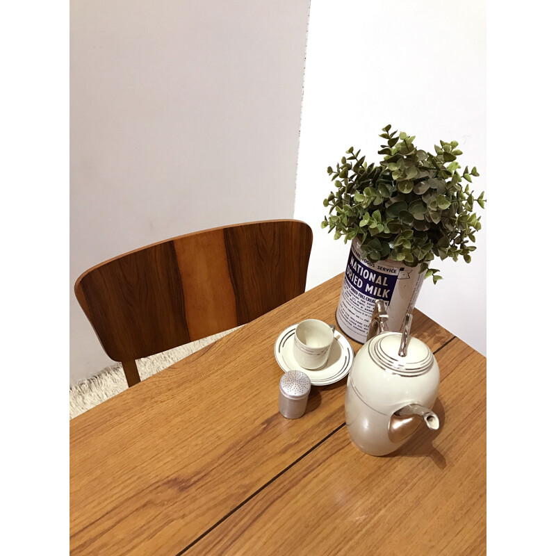 Small formica kitchen drop leaf table - 1950s