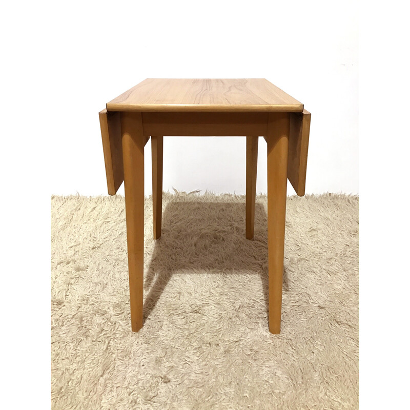 Small formica kitchen drop leaf table - 1950s