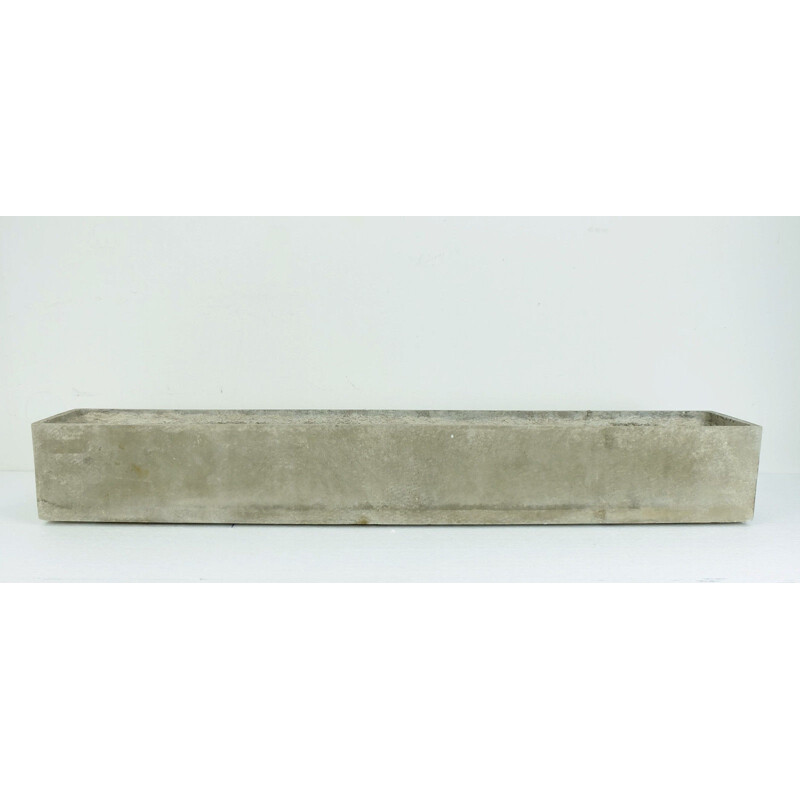 Grey stone fiber cement planter by Eternit - 1950s