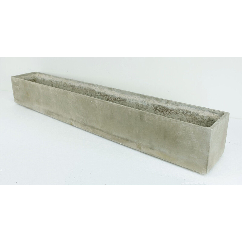 Grey stone fiber cement planter by Eternit - 1950s