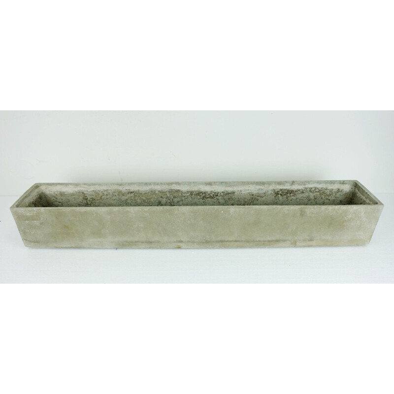 Grey stone fiber cement planter by Eternit - 1950s