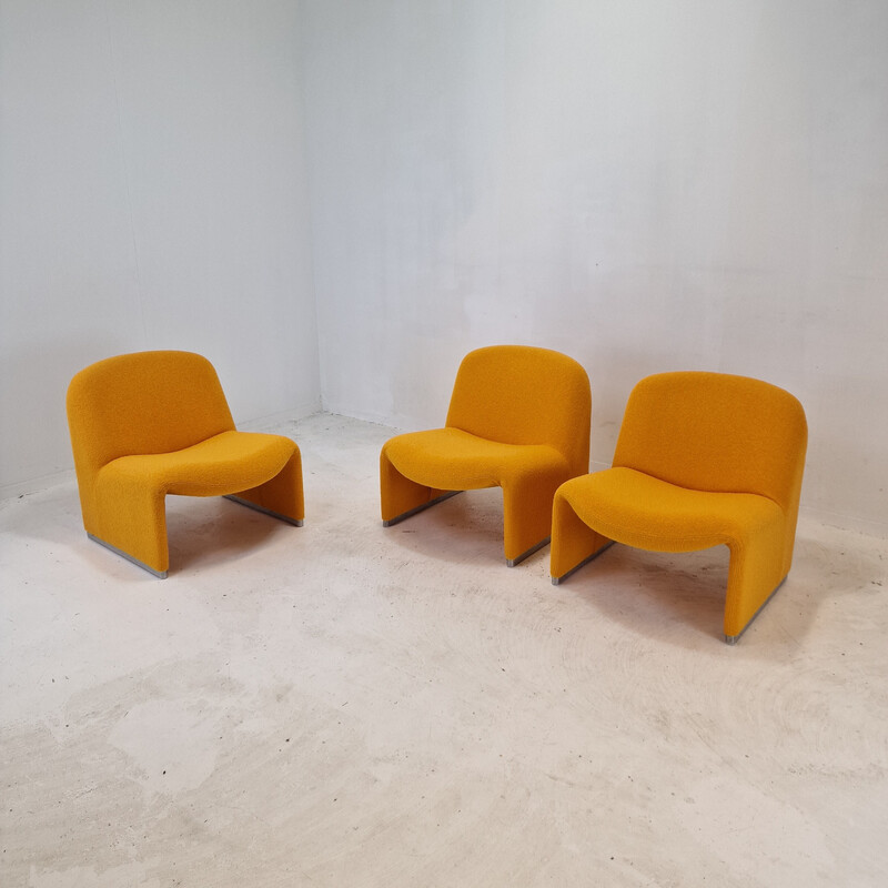 Vintage Alky lounge chairs by Giancarlo Piretti for Artifort, 1980