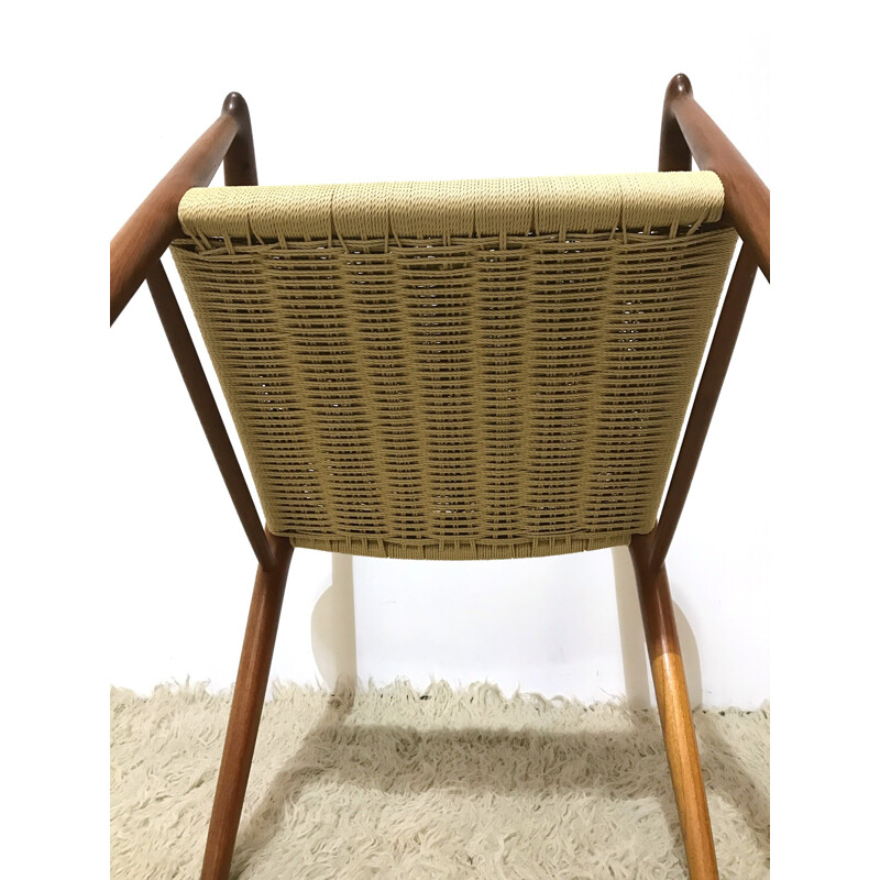 Model 56 Danish teak chair by Niels Moller for J.L. Møllers Møbelfabrik - 1950s