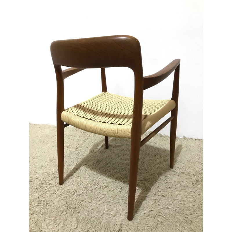 Model 56 Danish teak chair by Niels Moller for J.L. Møllers Møbelfabrik - 1950s