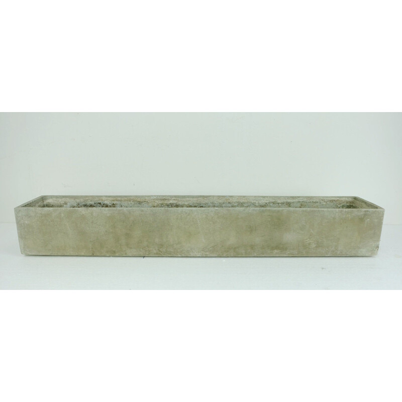 Grey stone fiber cement planter by Eternit - 1950s