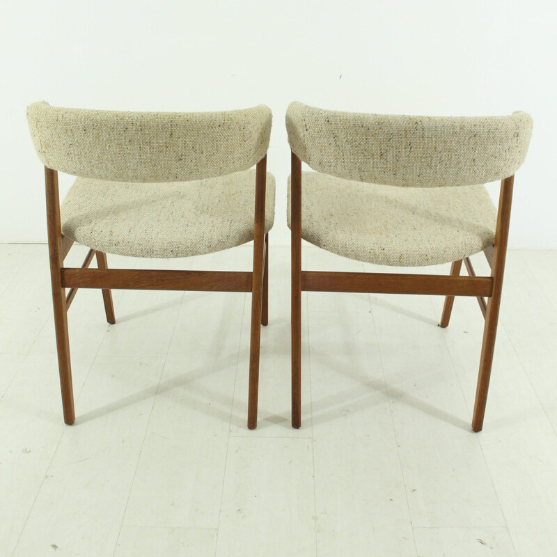 Set of 2 Danish teak chairs - 1960s