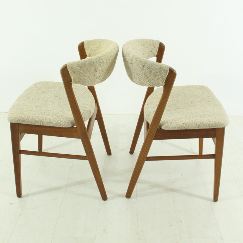 Set of 2 Danish teak chairs - 1960s