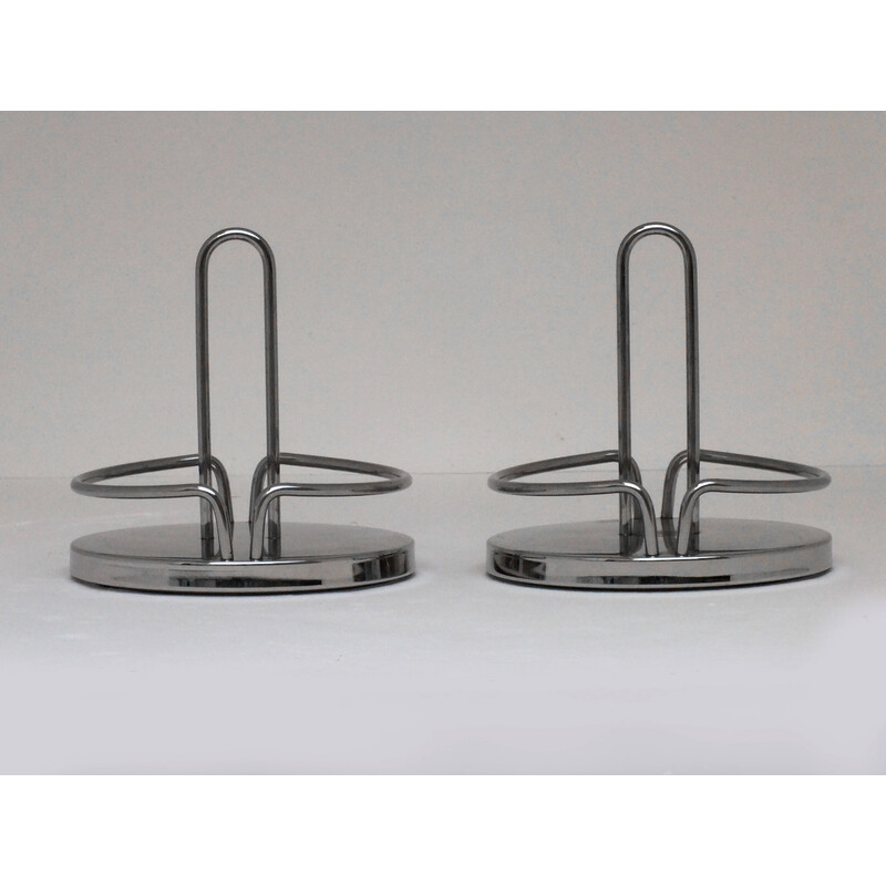 Conteneurs vintage en acier par Ettore Sottsass pour Alessi, 1980