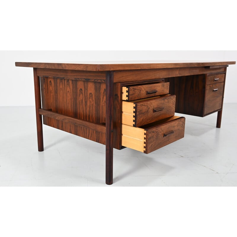 Vintage rosewood desk by Arne Vodder for Sibast, 1960